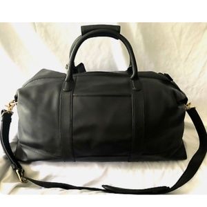 Coach leather weekender duffle large